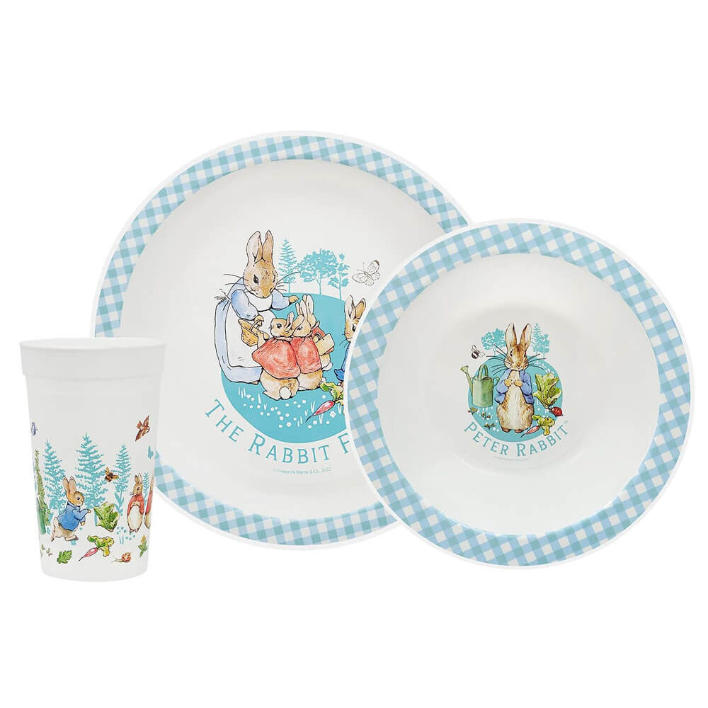 Polar Gear Peter Rabbit Classic 3 Piece PP Tableware Set